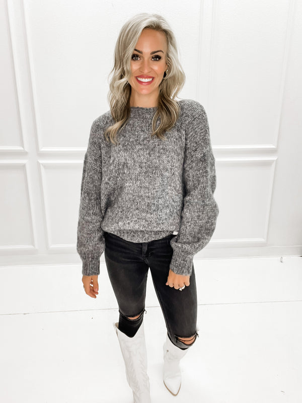MB Grey Knitted Sweater
