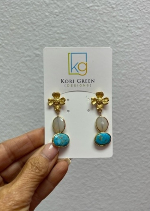 KG Duo Turquoise Earrings