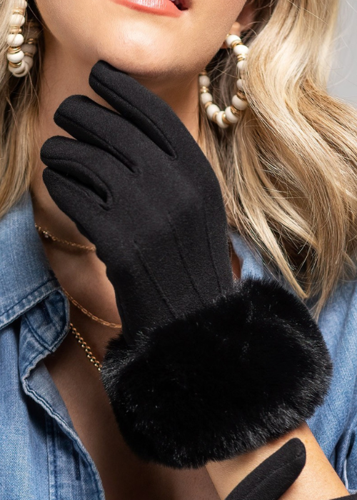 Luxurious Pin Tuck Gloves